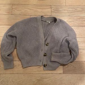 Cropped madewell cardigan